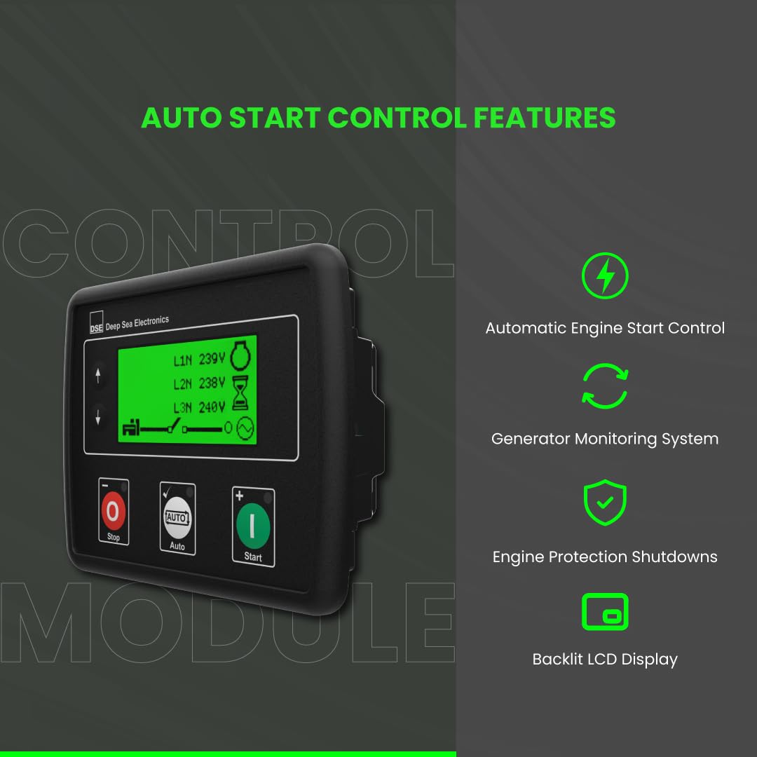 Thunder Parts DSE4610 Auto Start Control Module (Mpu,Ct,Rtc) | Displays Information in a Clear Format | DSE4610-03 Original - Made in UK