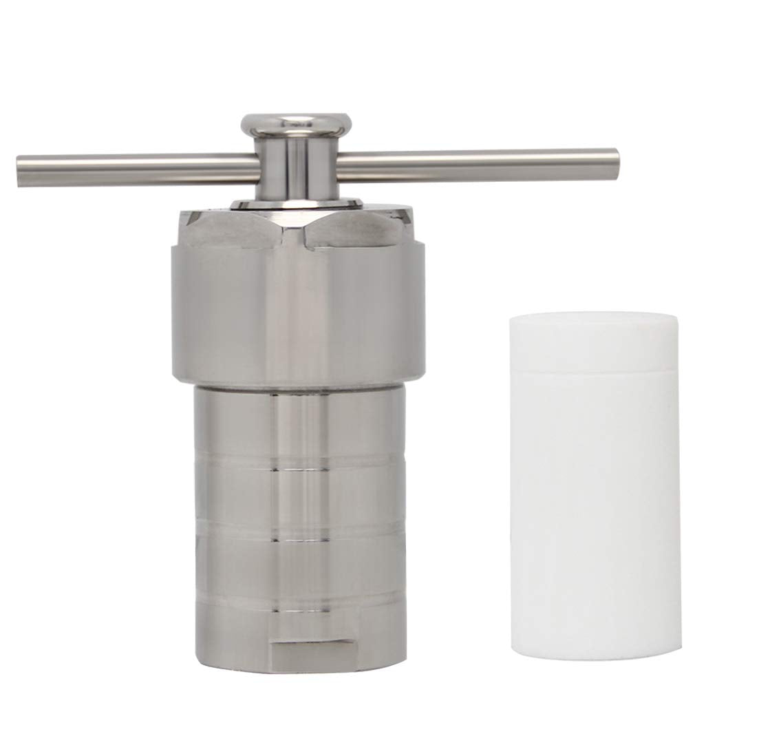 BAOSHISHAN 500ml Hydrothermal Autoclave Reactor, 304 Stainless Steel PTFE Lined For Lab Hydrothermal Process (500ml)