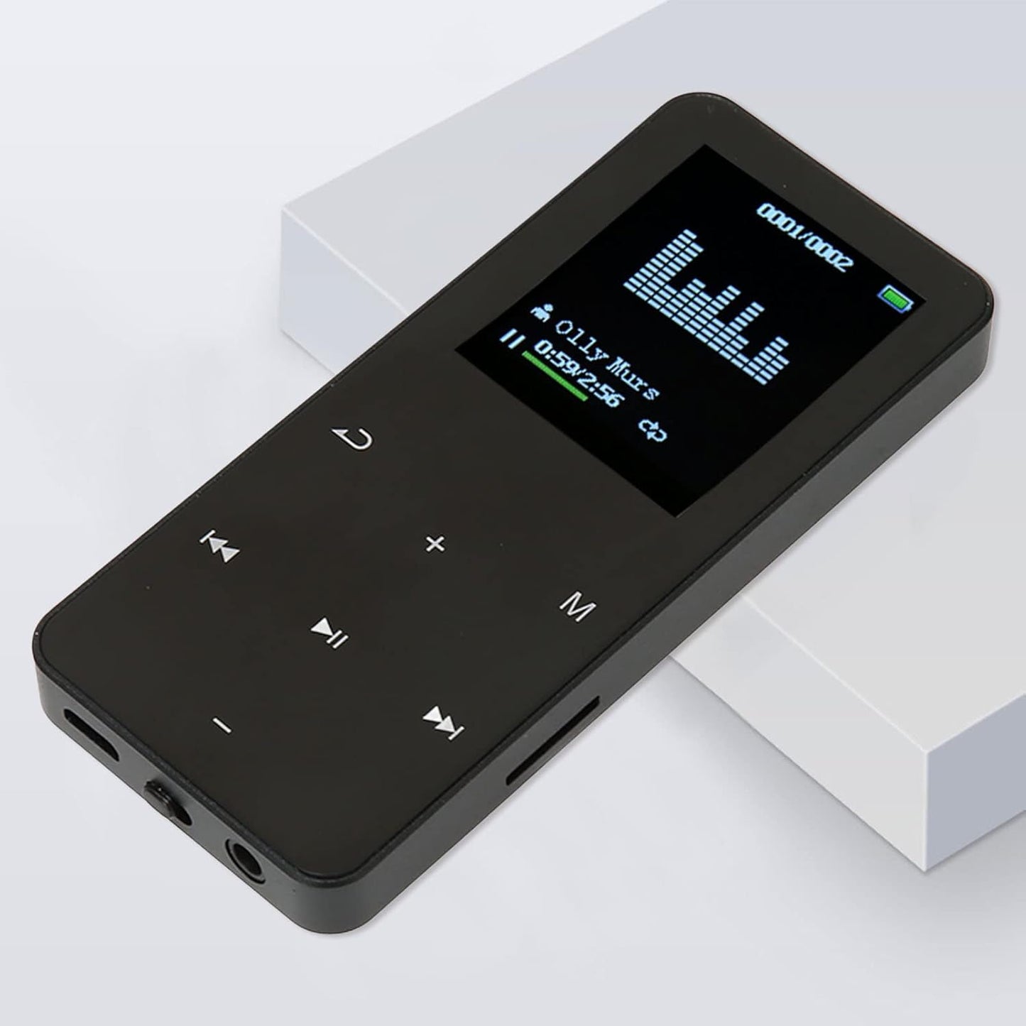 Vikye MP3 8G 4.2 1.8 Inch 128GB Player with Memory, Bluetooth Portable Music Player Noise Reduction with Screen