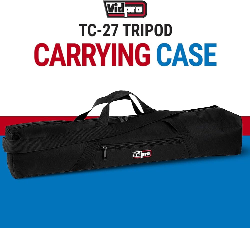 TC-27 27-Inch VidPro Padded Tripod Bag carries Long Tripods