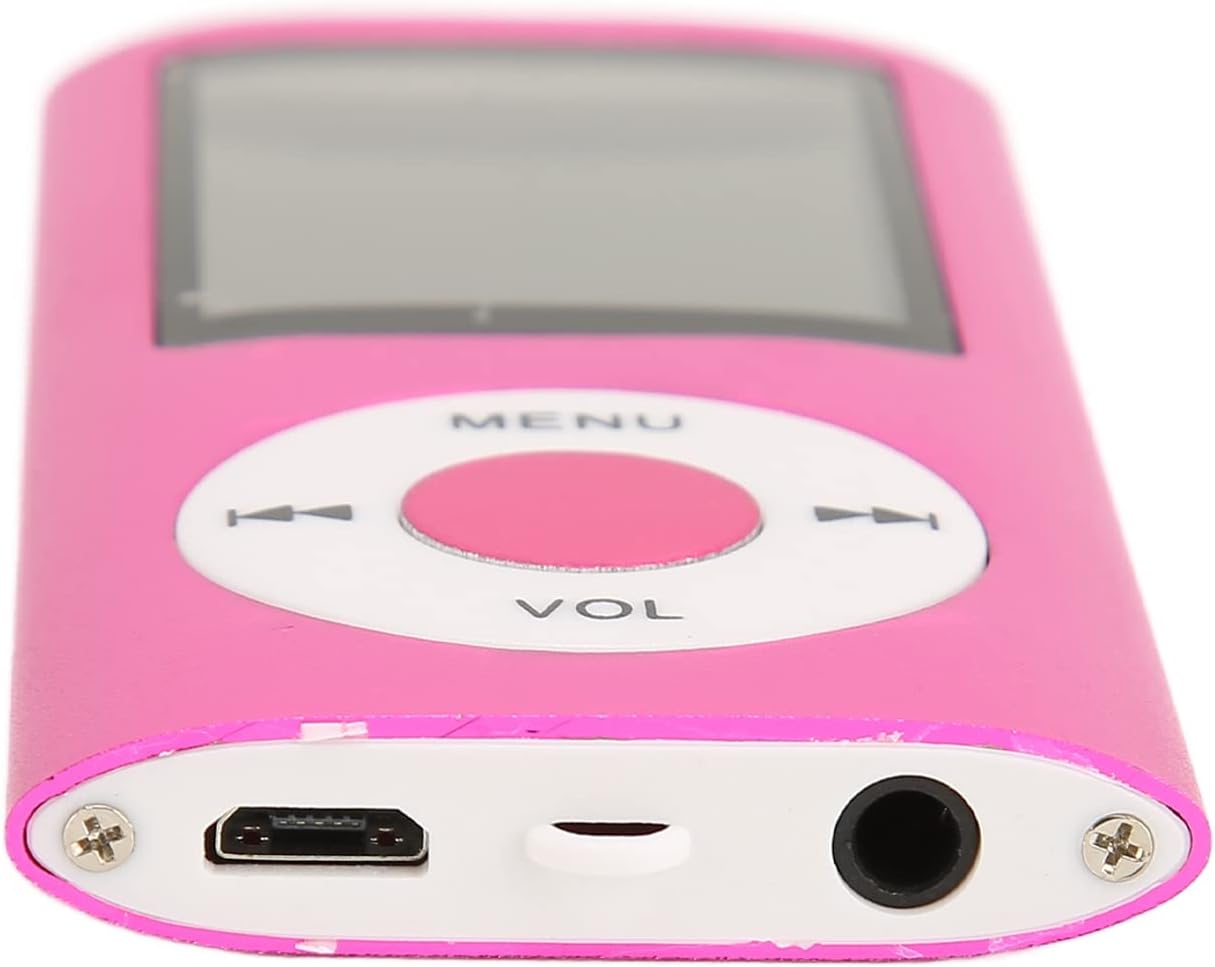 Luqeeg MP3 1.8 Player, Digital Music Player, Lossless Music Player with Slim Classic Digital LCD Screen, Mini USB Port
