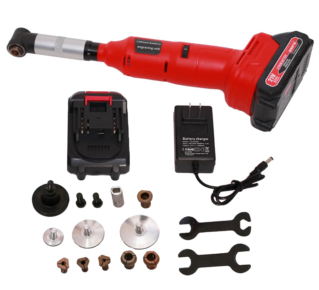 VOTOER 600W Cordless Die Grinder Sander Polisher Grinding Tool for Contour Grinding, Cutting, Engraving, Polishing, Milling, 5 Variable Speeds, 15000 RPM, with Lithium Ion Batteries and Charger