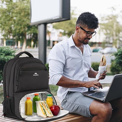 Backpack 18 Inch Backpack pack MATEIN Lunch for Men, Large Insulated Cooler with Lunch Compartment, Water Resistant