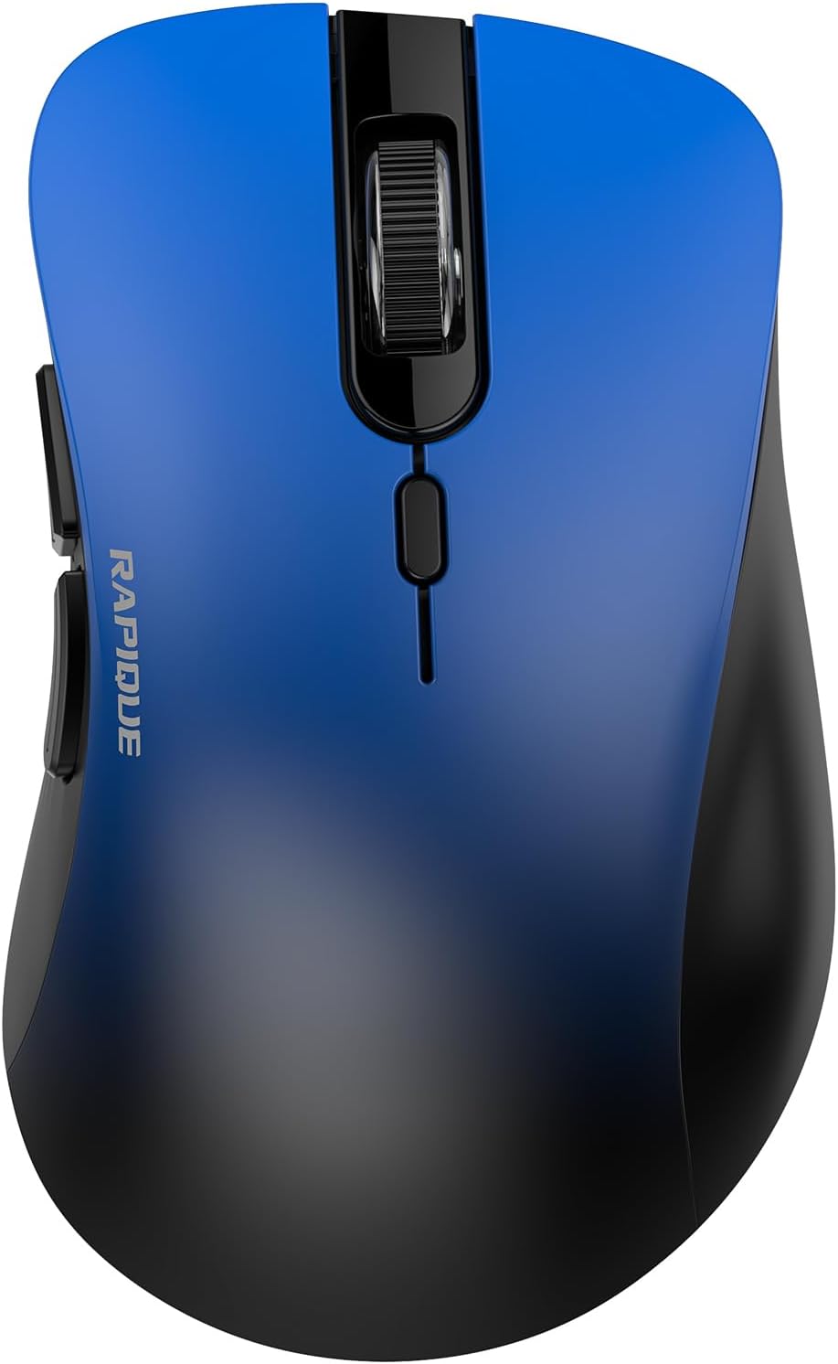 RAPIQUE 2.4 Bluetooth Wireless Mouse - Dual Bluetooth & GHz USB Receiver, Comfortable Grip, Quiet Clicks, Low Power