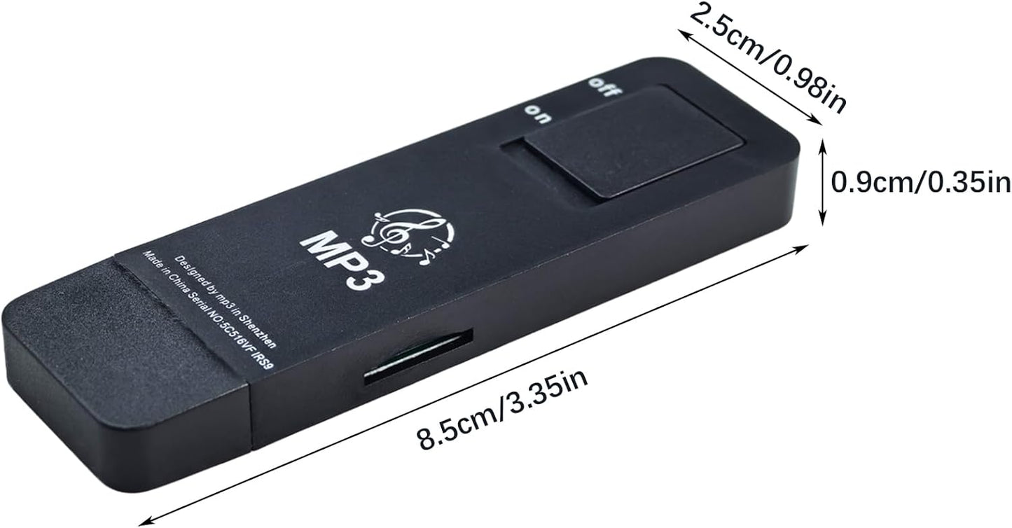 Flylin MP3 MP3 MP3 Headset USB Player, Digital Lossless Music Player HiFi Sound Music Player with for Students Kids