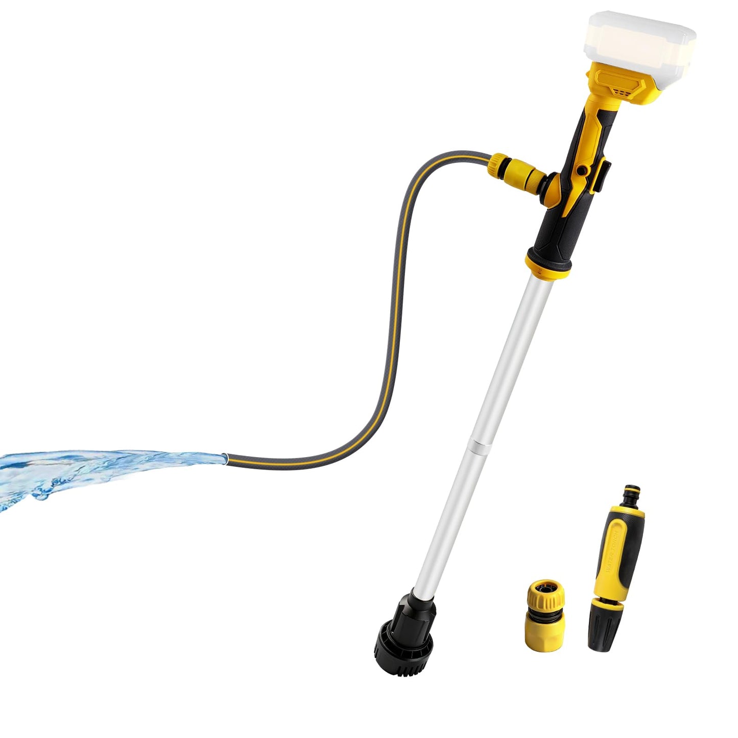 951GPH Cordless Stick Water Transfer Pump Compatible with Dewalt 20V Battery(NO Battery), 19000RMP Brushless Utility Sump Pump Kit with 3/4" Outlet for Pool Garden Pond Boat Draining (De-Walt 20V)