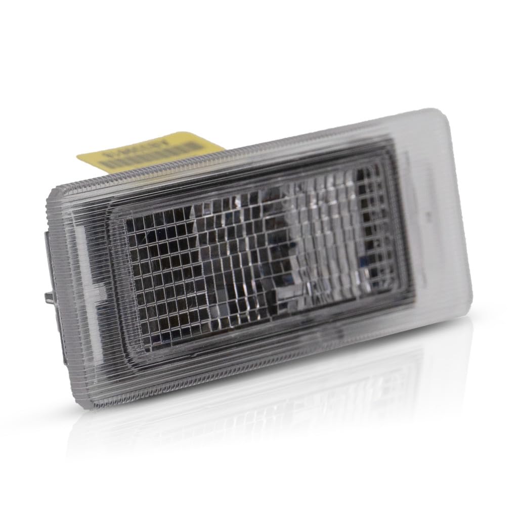 KarParts360 License Light Unit for GMC Acadia 2017-2019, Driver/Passenger Side, CAPA Certified, Model CLX-M0-332-2101N-UC-CL
