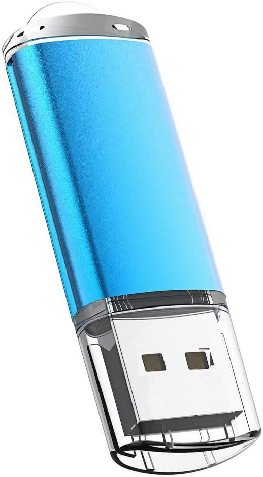 Maspen 32GB, 2.0 Drive,Blue,32 USB Flash Drive Thumb Drive High Speed Memory Stick Jump/ Zip/ Pen GB