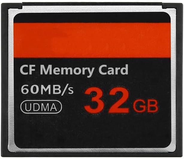 Bdiskky 64GB 60MB/s CF Memory Card High Speed Up to Digital Camera CF Card