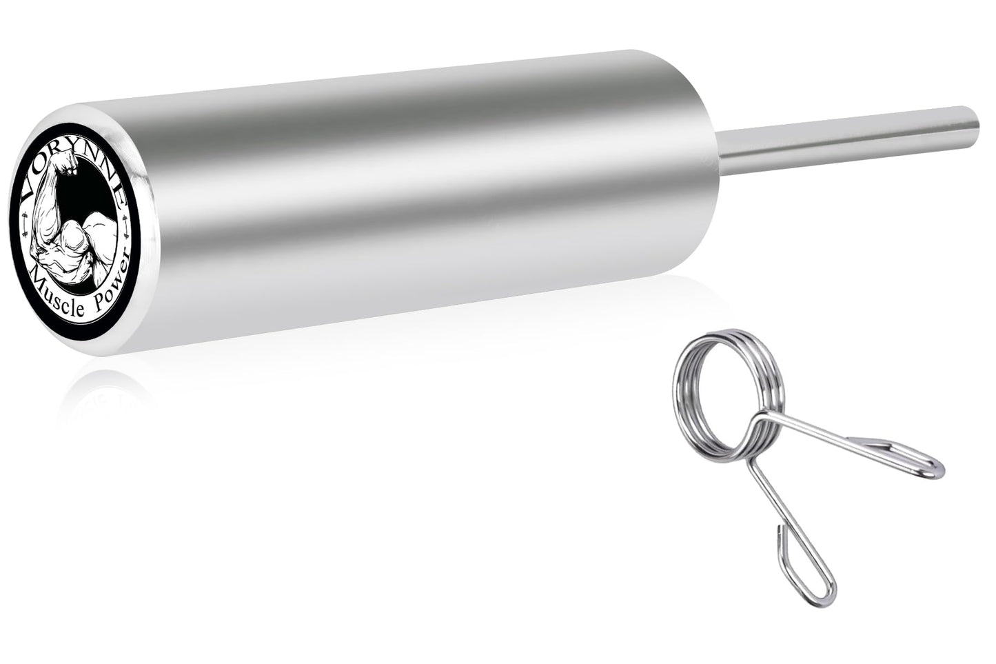 Vorynne Weight Stack Pin Extender for Gym Cable Machine & Home Gym, Ø 8 mm, Allowing Additional Olympic Weight Plates, Made of Durable Steel for Secure and Long-Lasting Use