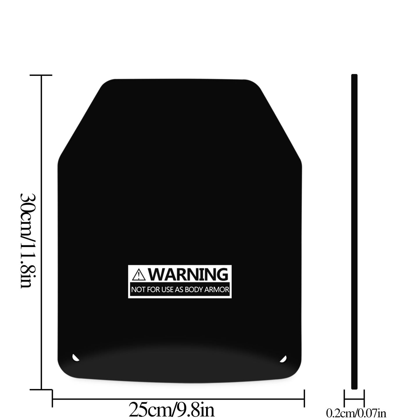 Weight Vest Plate Curved Weighted Plates for Weight Vest 5.5lb/11lb per Pairs for Running, Strength Training (Black:5.5LB(2.75LB*2))