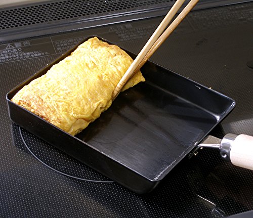 River Light Egg Pan, Iron Frying Pan, Extreme Japan, Large, Induction Compatible, Made in Japan