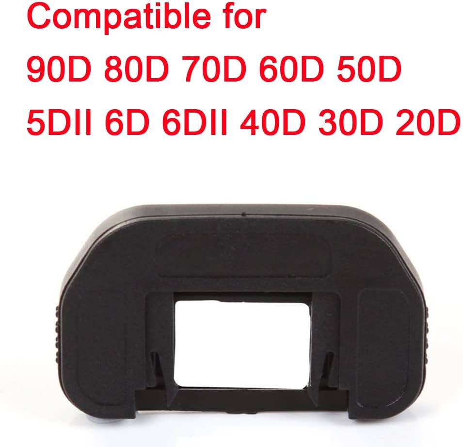 FANZR 90D 80D 70D 60D 50D 5DII 6D 6DII 40D 30D 20D (2 Pack) EB Eyecup Eyepiece Viewfinder Compatible for Canon Camera