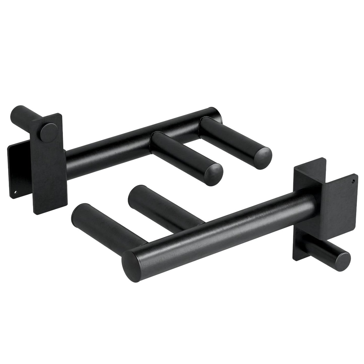 Yes4All 350 LBS Capacity - Dip Bars for 2x2 with 1" Hole Power Cage, Squat Rack Attachments - Narrow and Wide Grip Handles Dip Attachment for Dips, Pull Up, Push-up