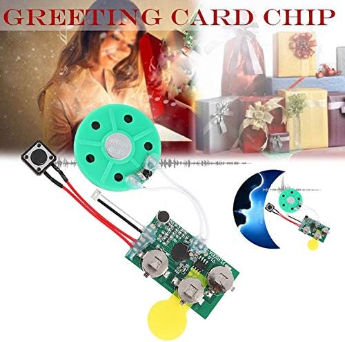 FOSA 60 DIY Greeting Card Chip, Seconds Music Sound Audio Voice Recording Module Device Chip Recordable Sound Chip