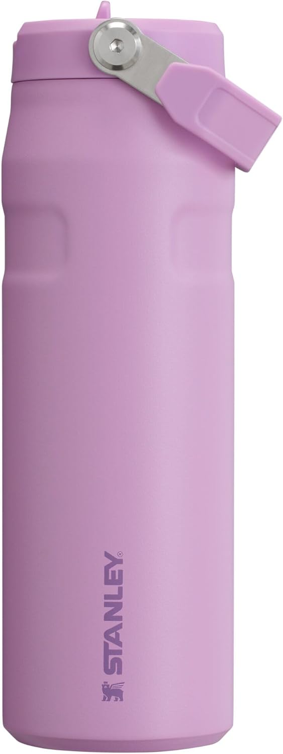 Stanley IceFlow 2.0 Water Bottle - 24 OZ Insulated Stainless Steel | Lightweight, Leak-Resistant & BPA-Free | Lilac