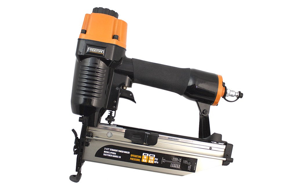 Freeman P9PCK Complete Pneumatic Framing and Finishing Nailer and Stapler Kit with Bags and Fasteners (9-Piece)