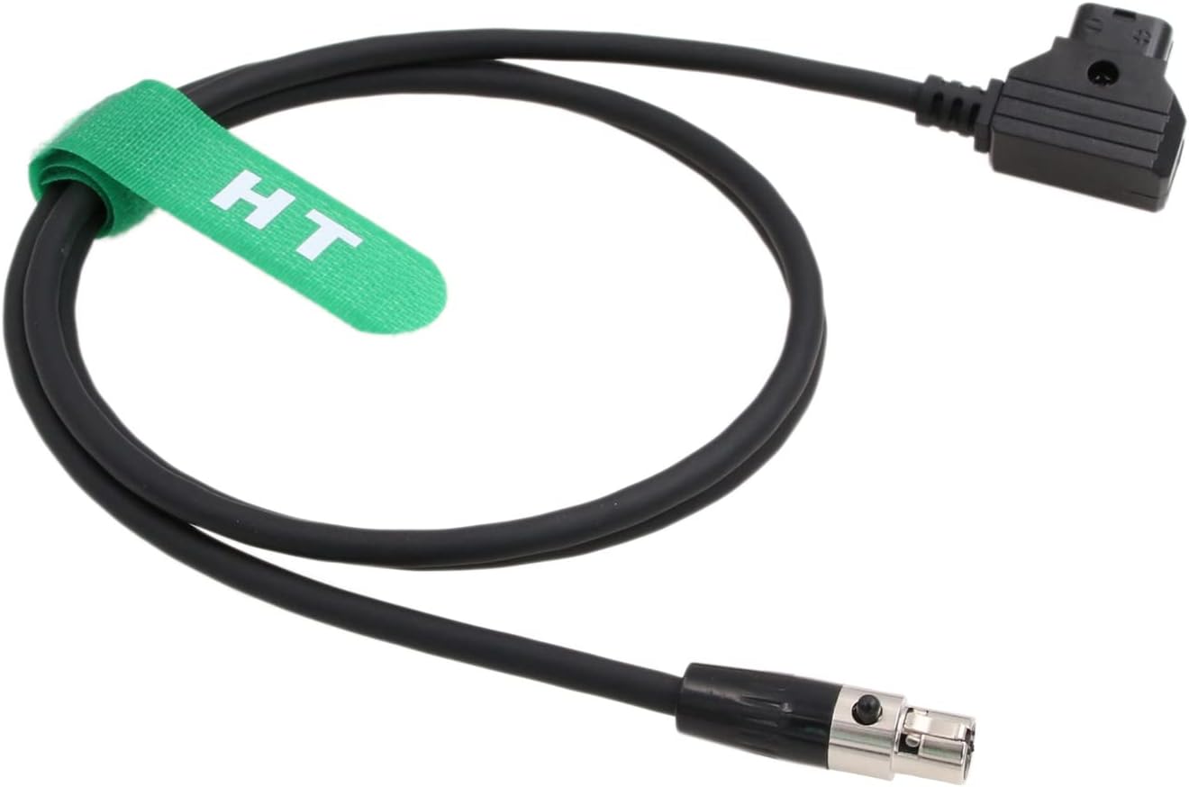 HangTon 4 055 056 058 F-10A F-7H 074 (45cm) D-tap Power Cable Mini XLR Pin for Alphatron EVF Viewfinder TVLogic VFM LVM
