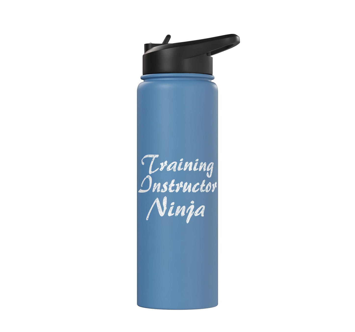 Training Instructor Tshirt Job Occupation Funny Work Stainless Steel Insulated Water Bottle