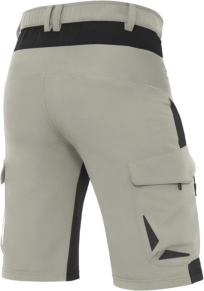 XKTTAC Men's Outdoor Quick Dry Lightweight Stretchy Shorts for Hiking, Tactical, Camping, Travel with 6 Pockets