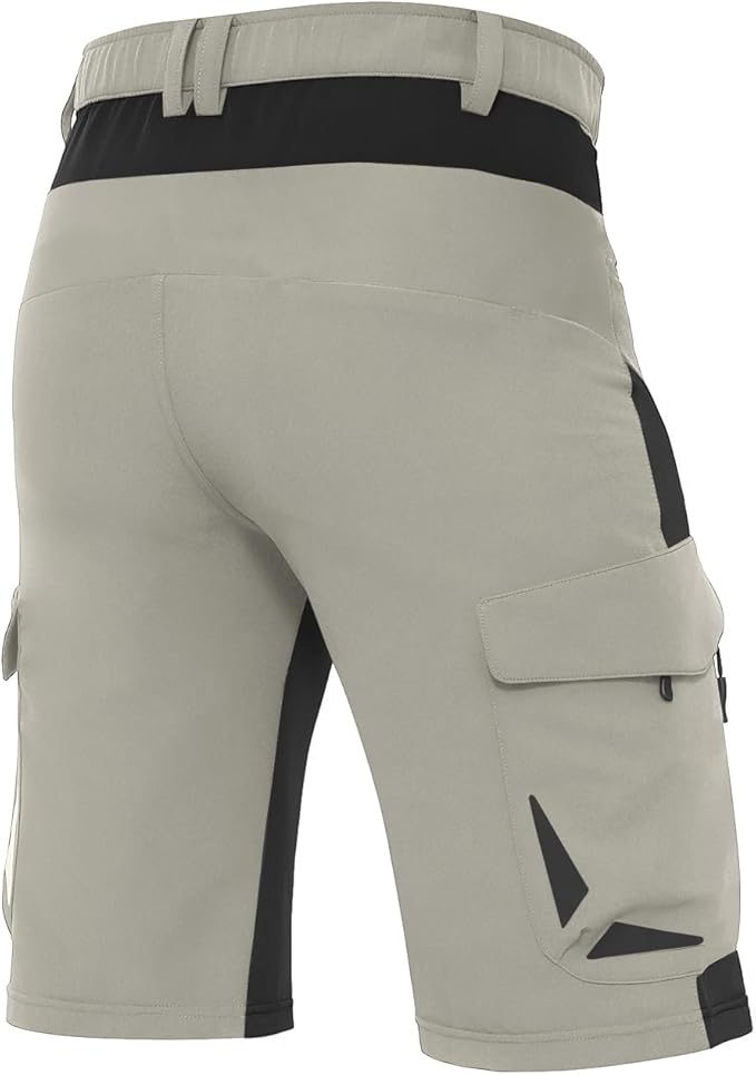 XKTTAC Men's Outdoor Quick Dry Lightweight Stretchy Shorts for Hiking, Tactical, Camping, Travel with 6 Pockets