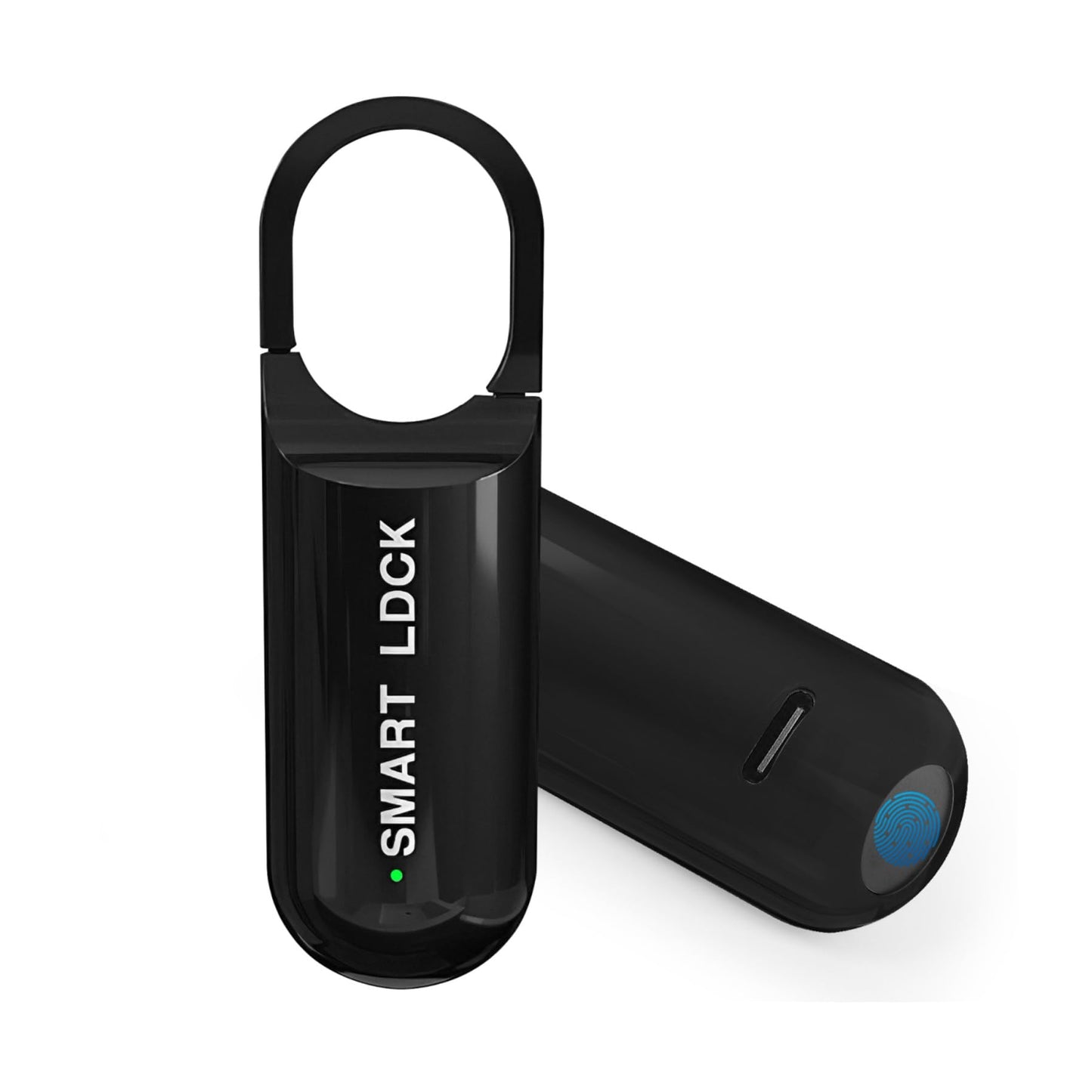 Decruil Smart Fingerprint Padlock for Locker, Small Rechargeable Fingerprint Lock, Keyless Biometric Thumbprint Padlock for Gym School Locker, Suitcase, Backpack