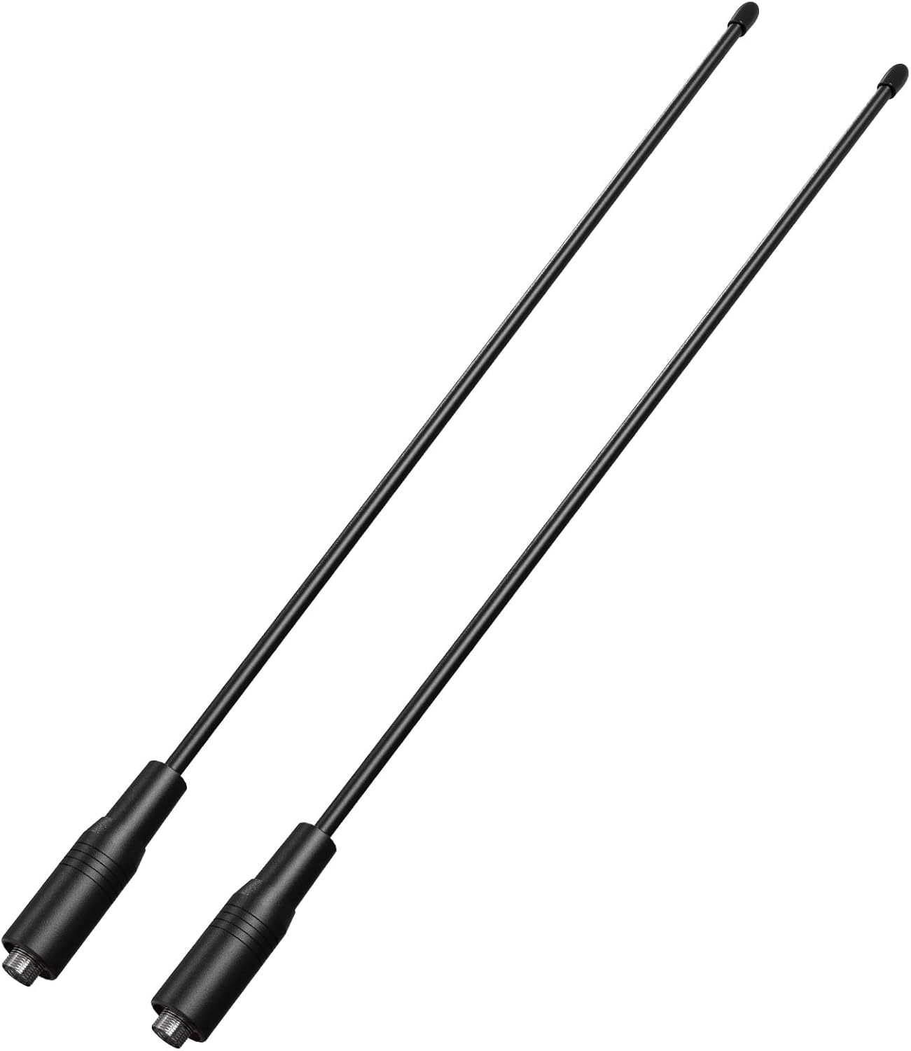 SAMCOM 15.1-Inch (144MHz/440-470Mhz) 20 FPCN30A/FPCN10A (2 Packs) Whip Antenna VHF/UHF Dual Band Watts Antennas