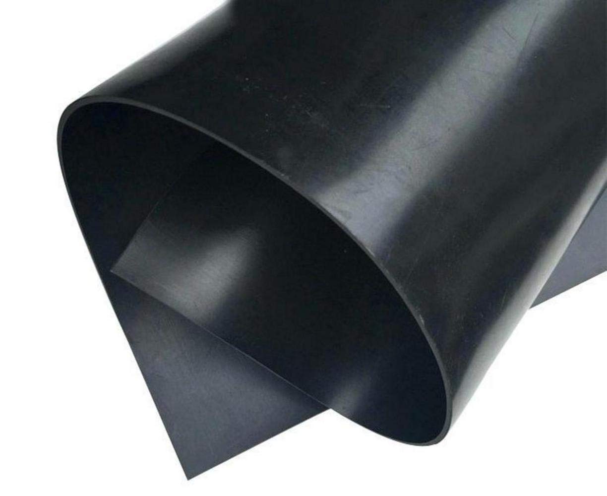 Neoprene Rubber Sheet, Rolls, Strips 1/4" (.250") Thick x 8" Wide x 10' Long Solid Rubber