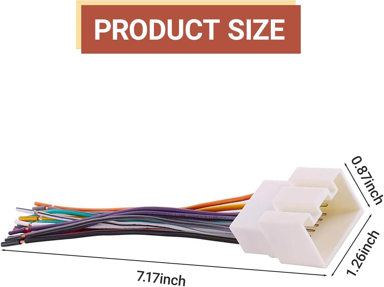 YYTQP 1999-2006 F150/F250 1998-2005 Car Radio Wiring Harness Connector Fit for Ford Ranger Explorer Escape, Lincoln
