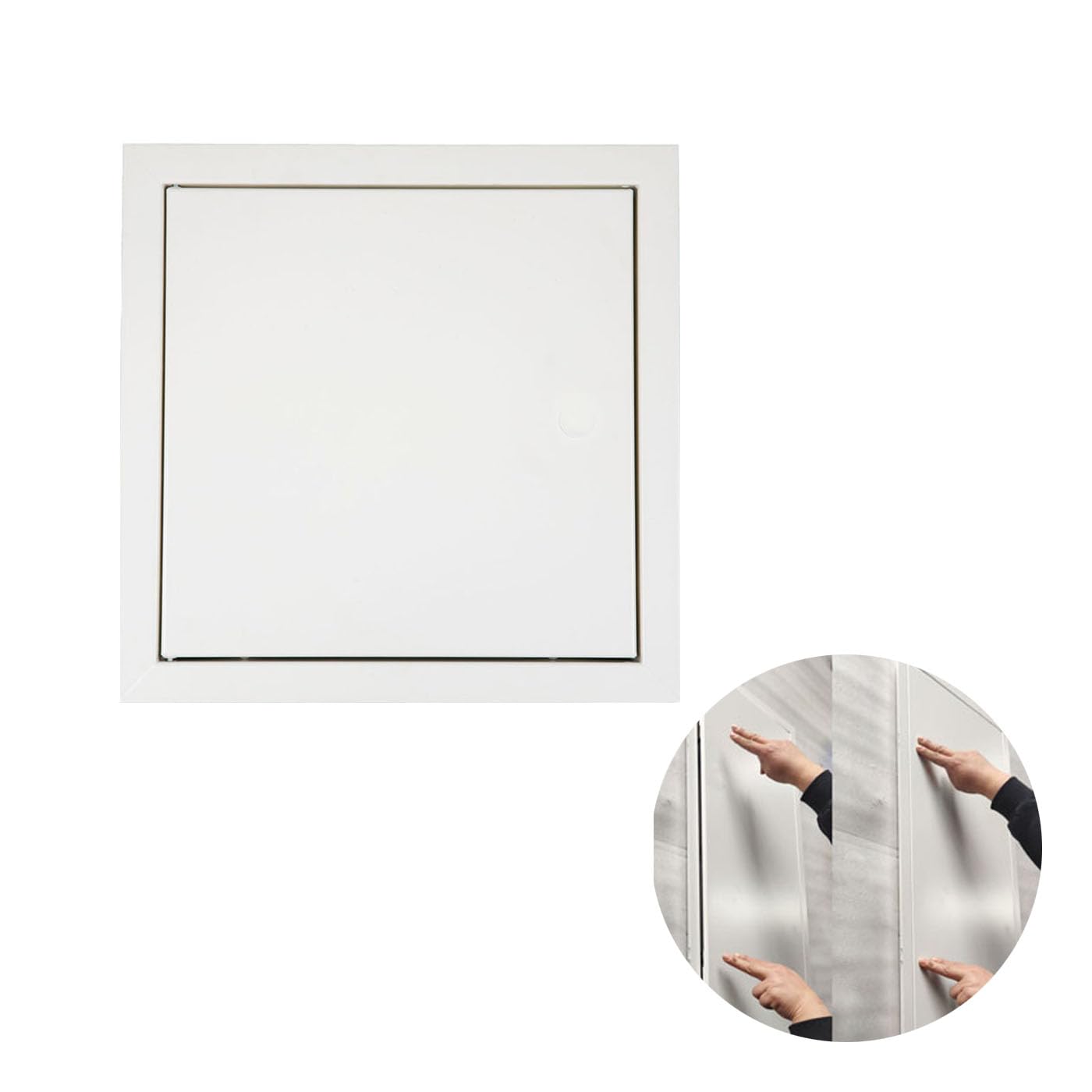 Fengze Metal Thickness 1.2mm Access Panel 24 x 24 Inch Spring Loaded - Strong Steel with Touch Latch No Key Needed