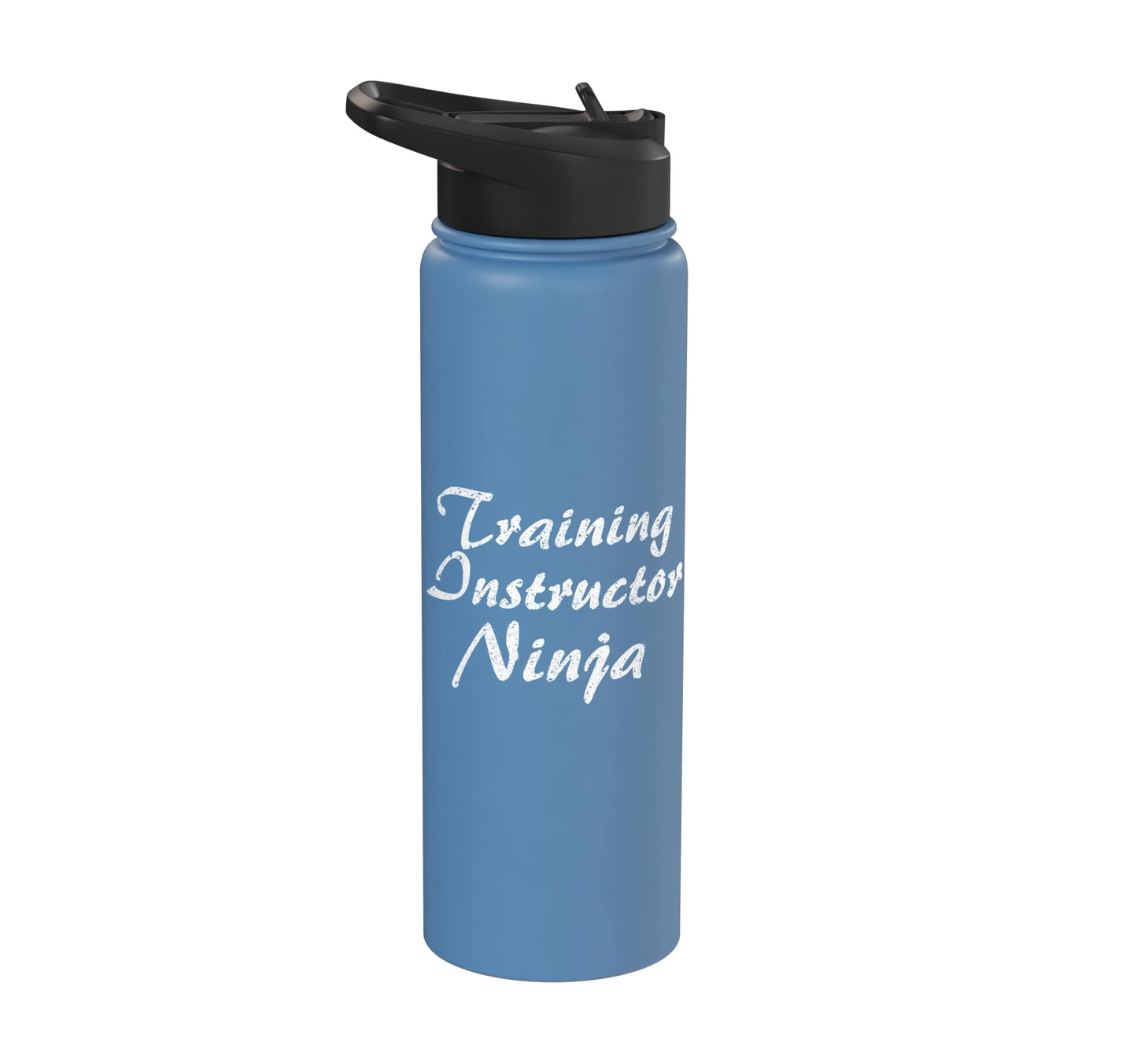 Training Instructor Tshirt Job Occupation Funny Work Stainless Steel Insulated Water Bottle
