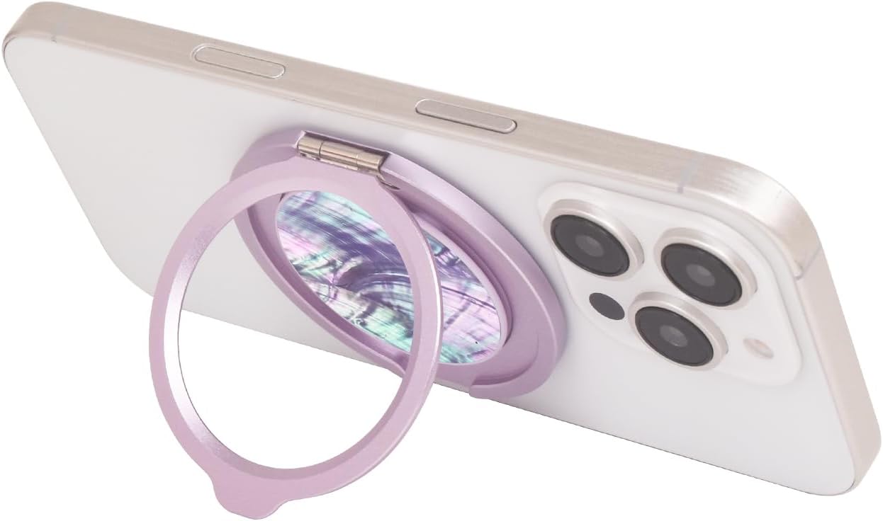 Abbolinxus 16/15/14/13/12 Cell Phone Ring Holder, Phone Grip, Magnetic Phone Ring StandUltra Thin Phone Kickstand