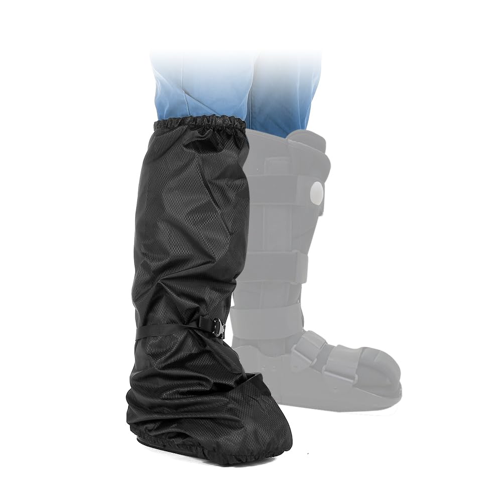Mybow Walking Boot Cover, Orthopedic Boot for Broken Foot Injuries Cast Cover, Tall Medical Walking Boot Cover, Outdoor Cast Protector, Surgical Recovery Air Walker Boot Accessories (No Sole)