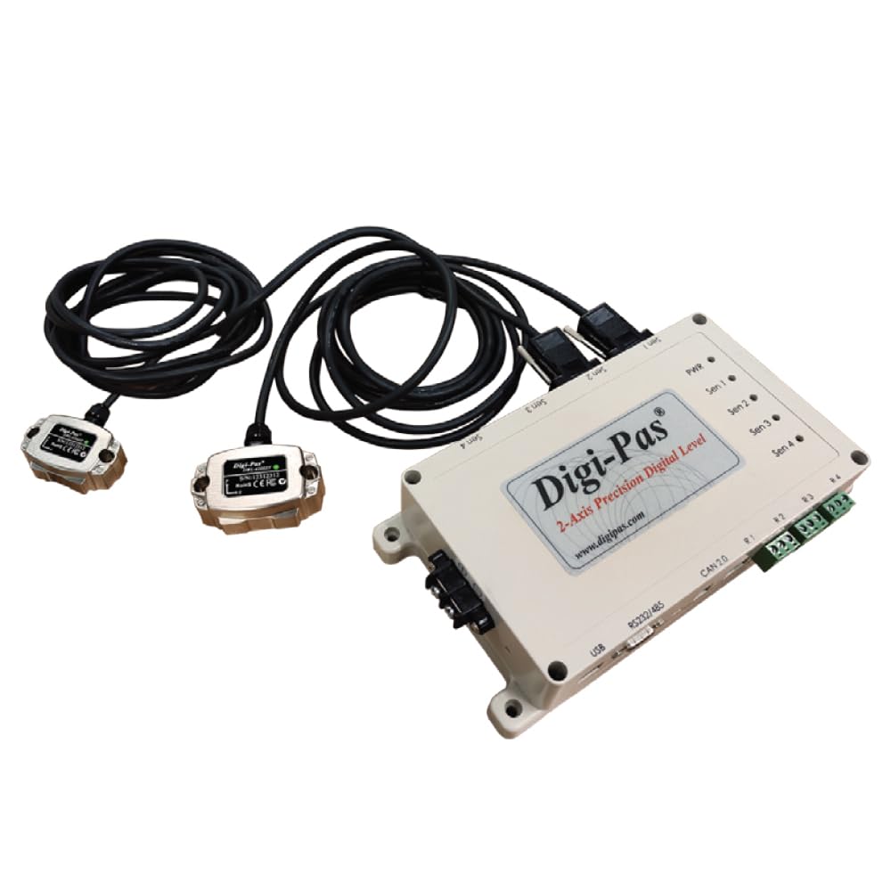 Digi-Pas 2-Axis Precision Compact Inclination Sensor Module/Tilt Angle Sensor/Inclinometer/ DWL4500XY Accuracy 0.002° (0.04mm/M)