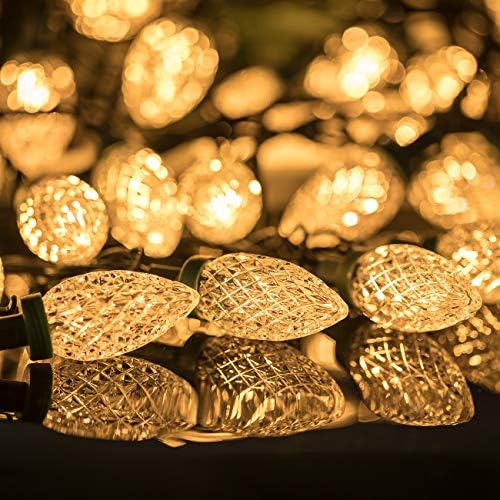 AWQ C9 Christmas String Lights 200LED 49FT Waterproof Warm White SC-S-200-A-A-D18