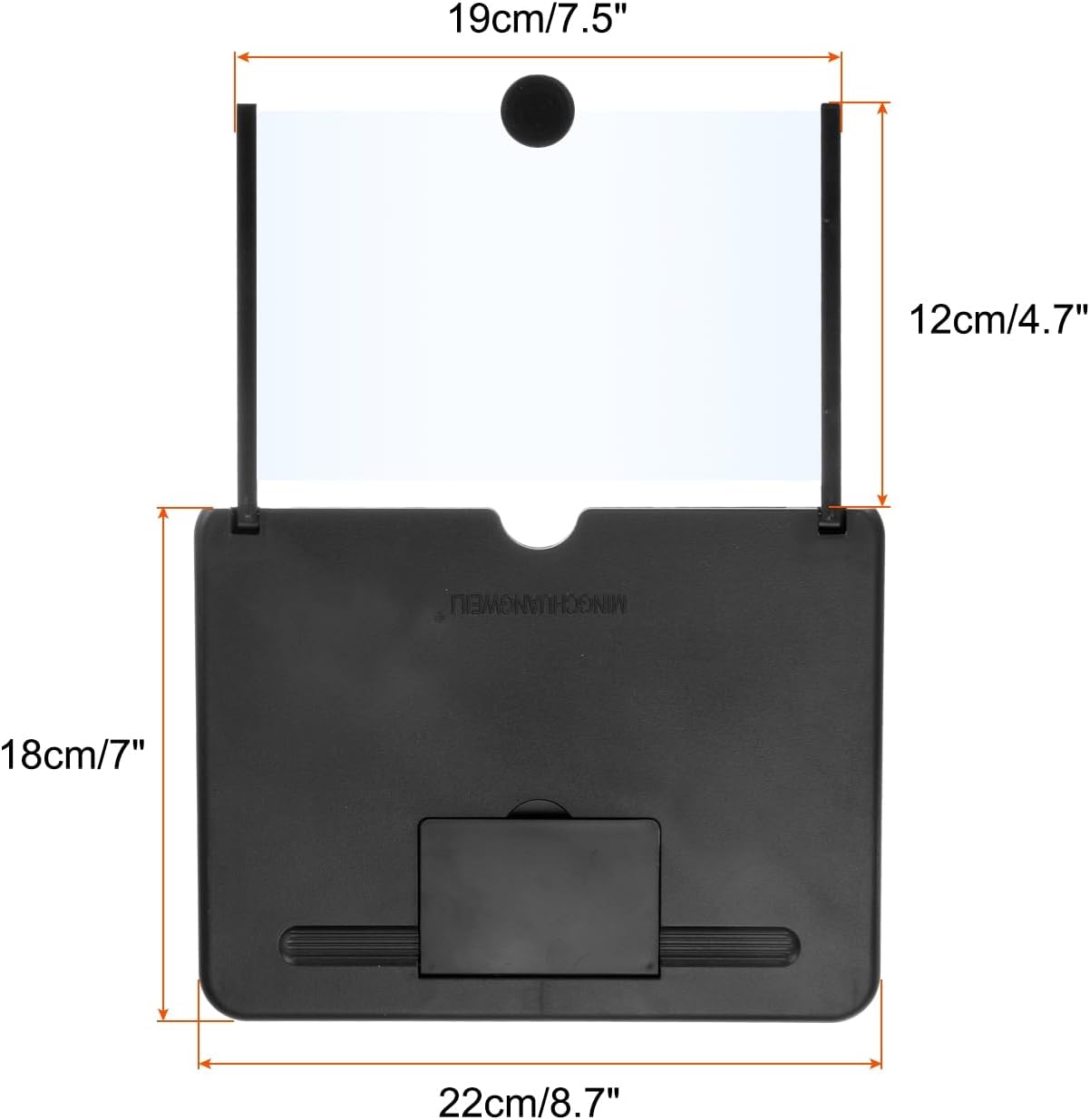10" 3D 8.7x7x0.5 MECCANIXITY Screen Magnifier for Cell Phone, HD Magnifying Projector Screen Amplifier Stand for All