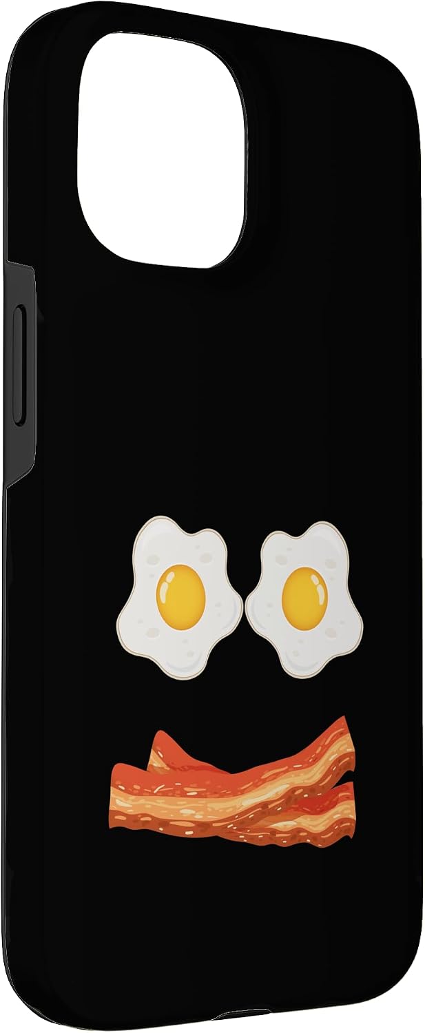 Bacon And Eggs Lover Gift 15 Bacon And Eggs Funny Breakfast Humor Bacon And Eggs Case for iPhone
