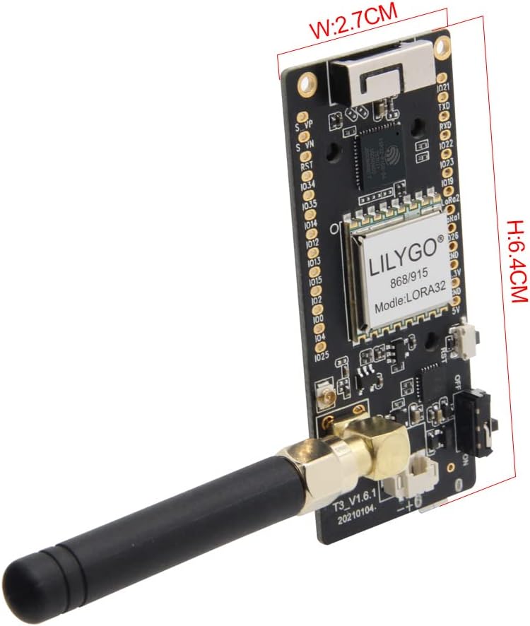LILYGO LoRa32 915Mhz ESP32 0.96 Inch Paxcounter Development Board OLED SD Card BLE WiFi TTGO Module