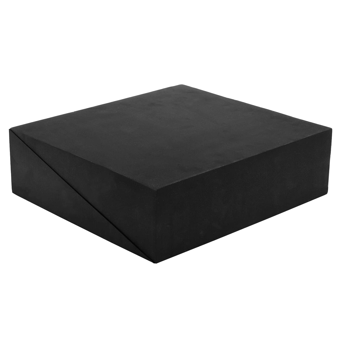 DEAYOU 2 Pack Yoga Foam Wedge, 13" EVA Foam Calf Stretch Slant Board for Lower Leg Strength Improve, Squat Wedge Incline Block for Workout, Exercise, Knee Pad, Back Support, Footrest Cushion (Black)