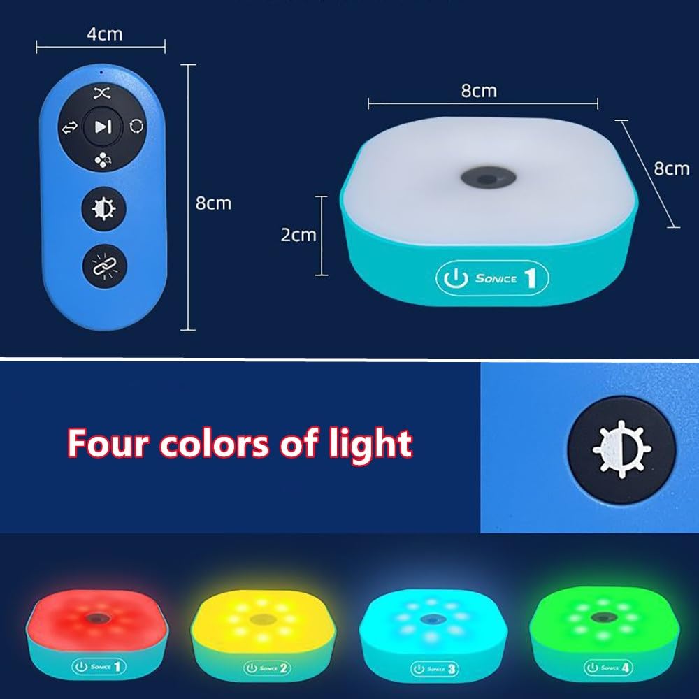EAS1SOOPE Reaction Training Lights for Improves Reaction Time Speed and Agility of Athletes, Physical & Neurological Therapists, No App(Blue,A Set of 3 Lamps)