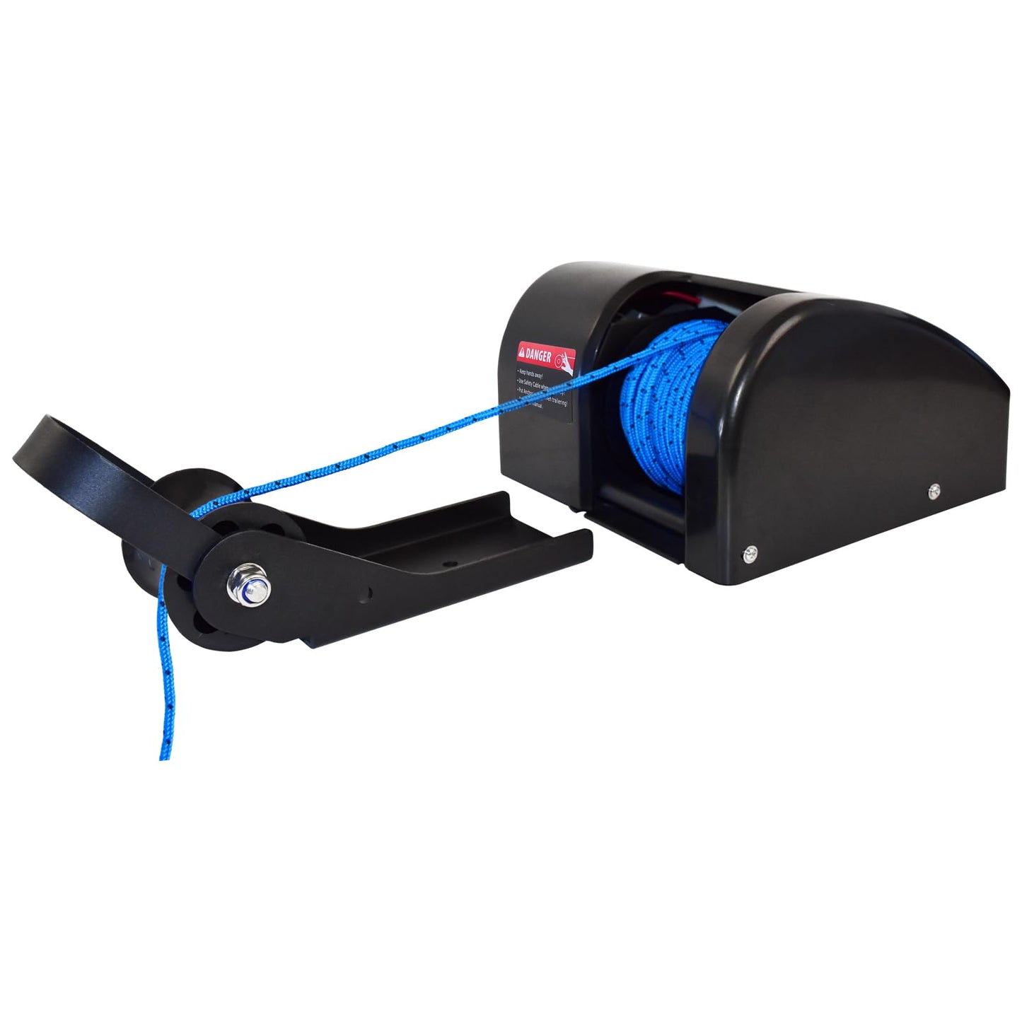 Cygrd Electric Anchor Winch, 25 LBS Marine Windlass, 12V with Remote Control, 100ft Rope, Easy to Operate, Black