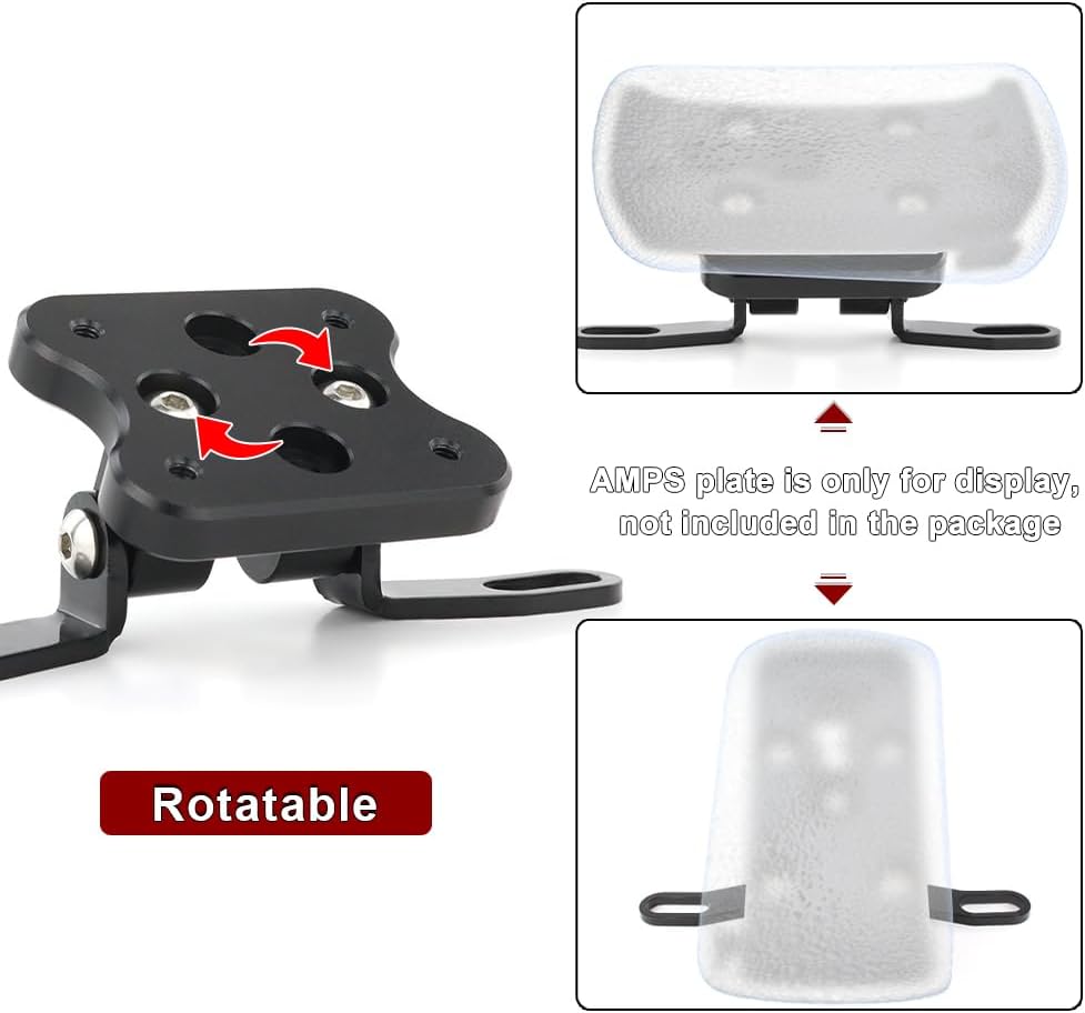 xitomer DR650 700 CB1000R MSX125 800 650 DR-Z400SM, Universal GPS Mount GPS Bracket Adapter Mount, Fit for tenere Grom
