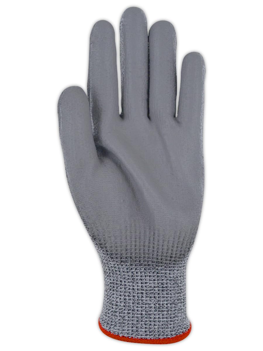 MAGID Griffin Gear ANSI A5 Polyurethane Palm Coated Work Gloves, 24 Pairs, Size 10/XL (GPD591)
