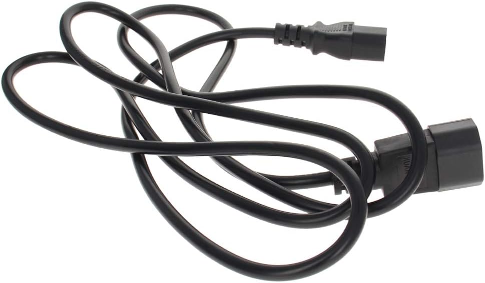 Fielect C14 2 C13 C14 2 C13 250V 10A(6.6ft/2m) to x Power Plug Cord, Male to x Female Power Adapter Cable Cord