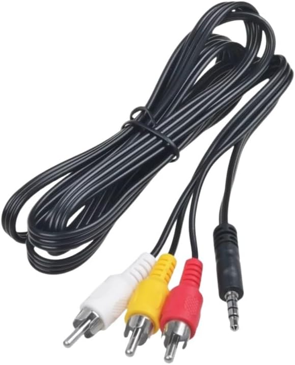 Kircuit HDR-XR200/v/e AV A/V TV Video Audio Cable Cord Lead for Camcorder Handycam