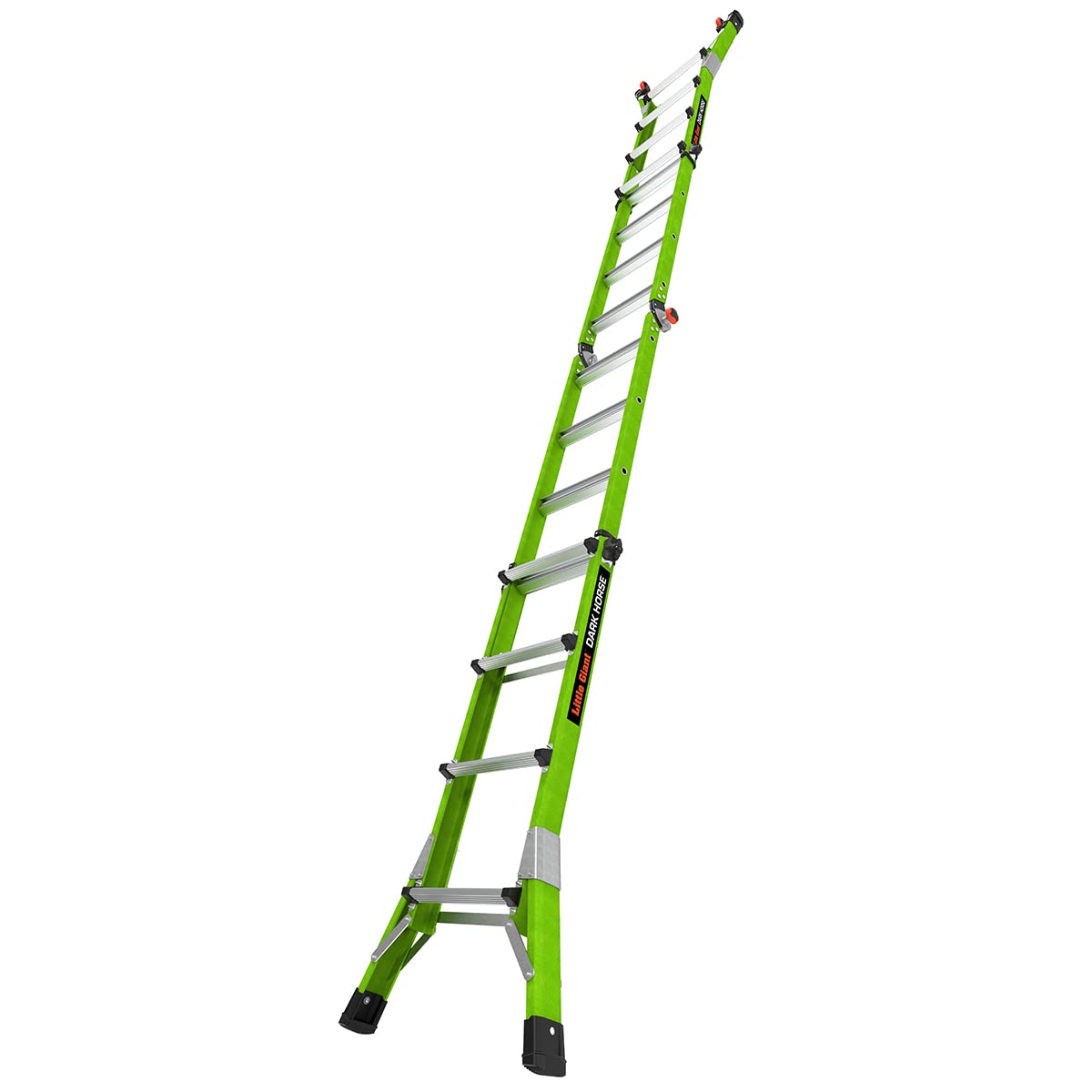 Little Giant Ladder Systems Dark Horse 2.0, M17, 17ft, Multi-Position Ladder, Fiberglass, Type 1A, 300 lbs Weight Rating, (16117-001)