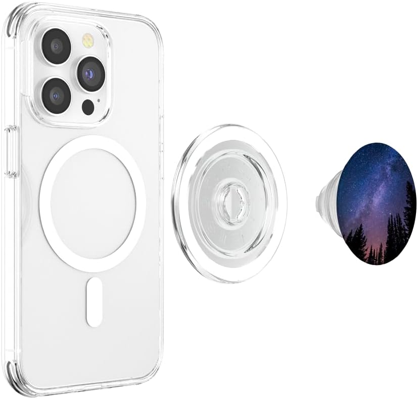CJ Grips Milky Way Starry Night Forest Nebula Celestial Stars PopSockets PopGrip for MagSafe