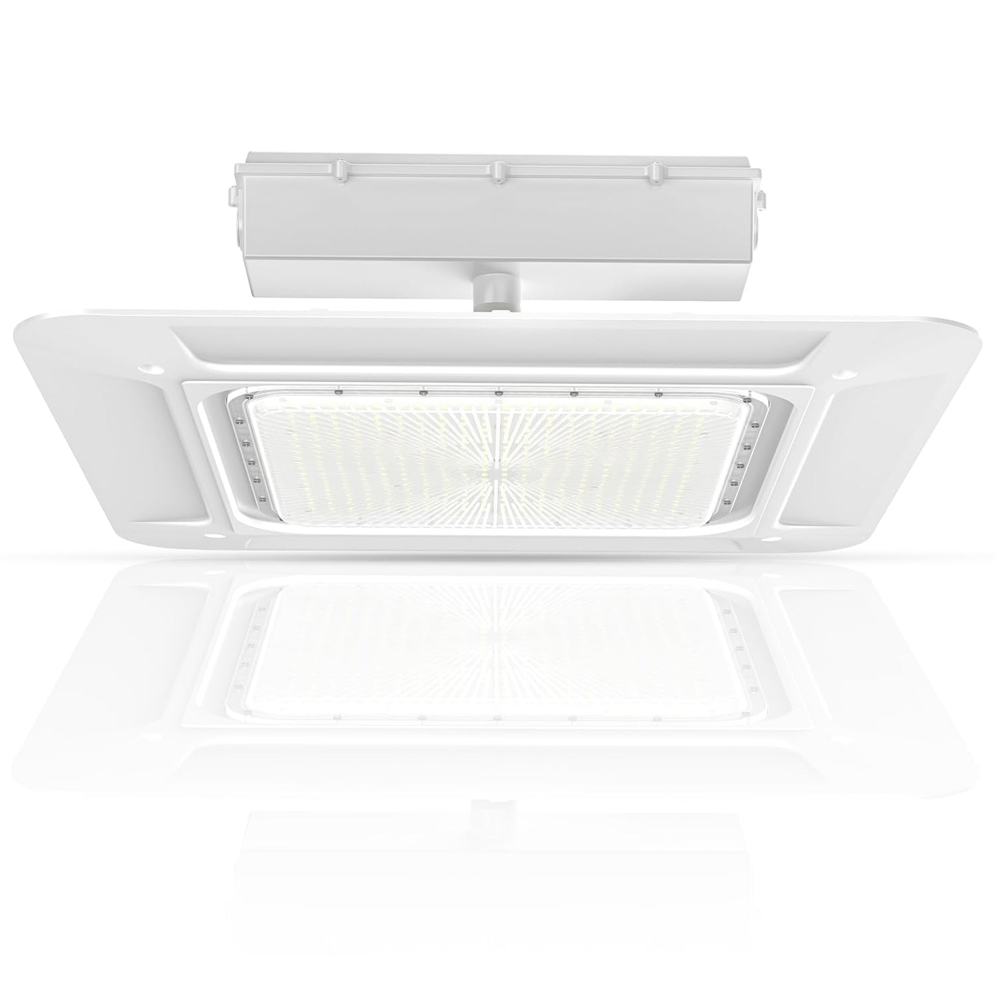 OSTEK 240W LED Canopy Light, 33,600LM 5700K, IP65 Waterproof Super Slim Gas Station Light, 1000W HID/HPS Equivalent, Surface Mount Fixture for Parking Lots, Warehouses, Airports, 100-277V