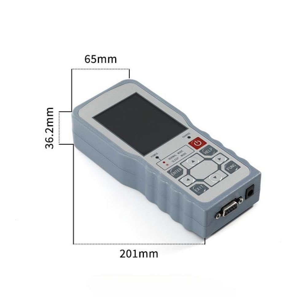 Digital Force Gauge with S Type Load Cell,Push Pull Gauge Dynamometer,Peak/Track Mode, ± 0.05% F.S Accuracy Input MV Signal Test G/kg/T/lb/oz/N/KN/Nm/Ncm/Pa/MPa/GPA/Psi/bar etc. (0-1T)