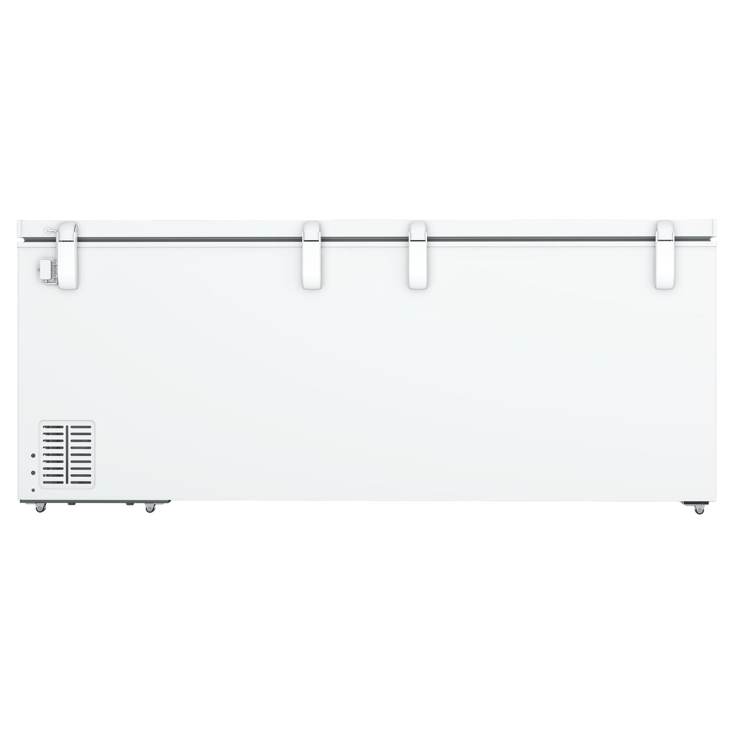 21 Cu. Ft. Convertible Refrigerator/Chest Freezer, Commercial Chest Freezer with 2 Baskets Top Opening, Easy Defrost Drain, for Home, Apartment, Basement, Garage, White